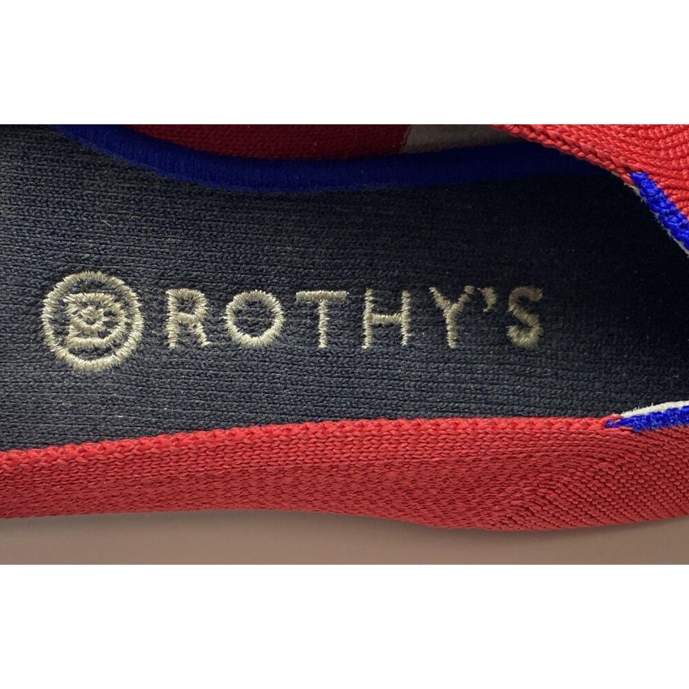 NEW RARE RETIRED Rothy's The Flat Chili Red Low Top Slip-On Ballet Flats  7.5 - Picture 6 of 8